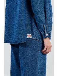 Denim overshirt