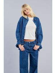 Denim overshirt