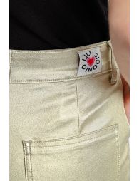 Coated cargo style pants