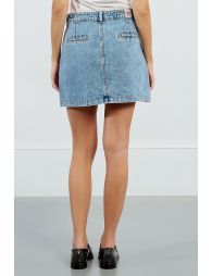 Jupe courte en denim 
