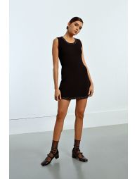 Robe patineuse en maille