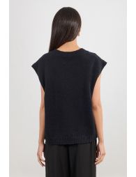 Pull polo sans manches