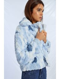 Blouson en fausse fourrure