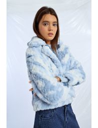 Blouson en fausse fourrure