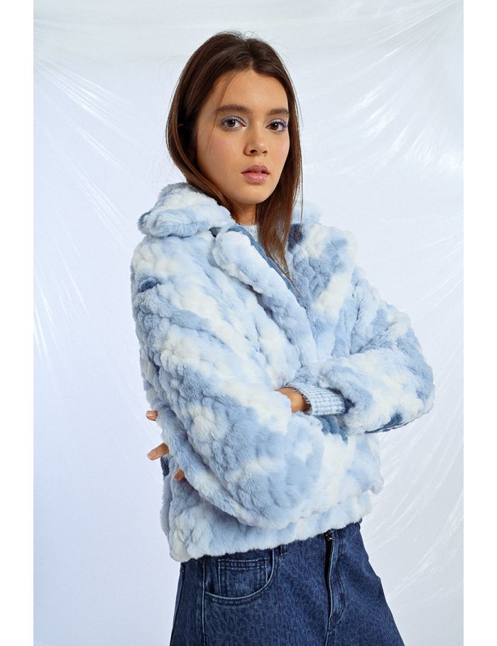 Blouson en fausse fourrure