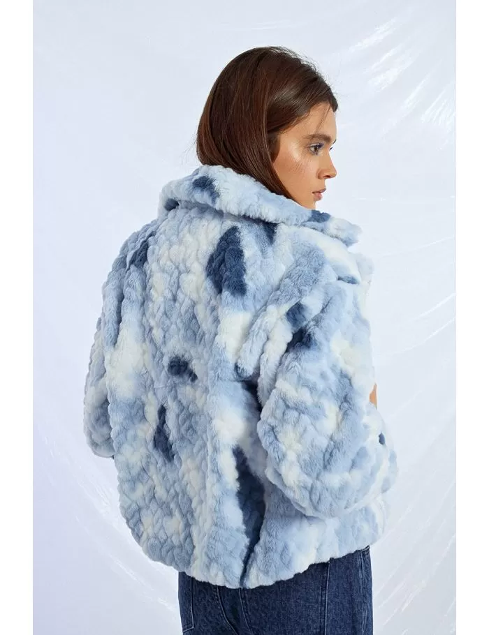 Blouson en fausse fourrure