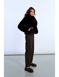 Blouson en fausse fourrure