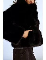 Blouson en fausse fourrure