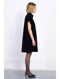 Ruched shirt dress