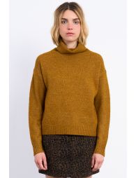 Pull oversize à col roulé