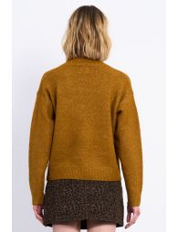 Pull oversize à col roulé