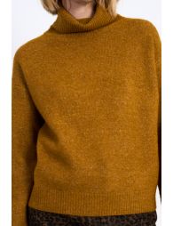 Pull oversize à col roulé