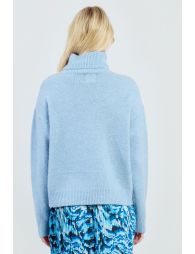 Pull oversize à col roulé