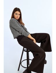 Tweed and sequin blazer
