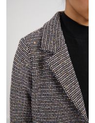 Tweed and sequin blazer