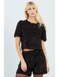 Sequin shorts