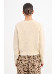 Textured knit cardigan