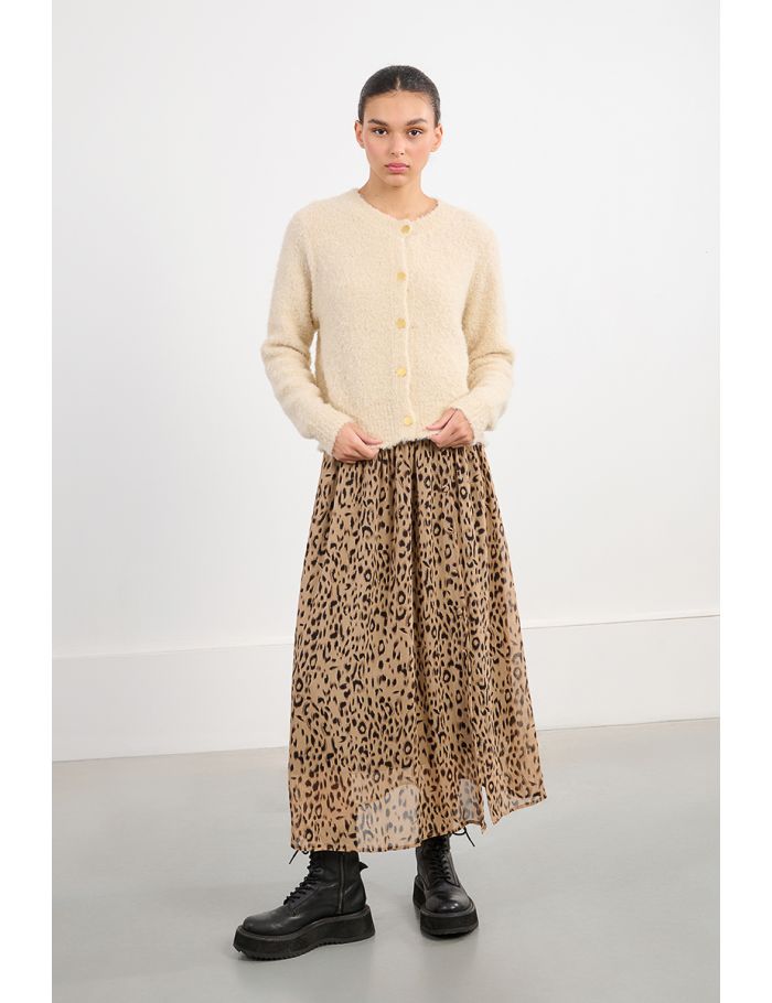 Cardigan en maille texturée
