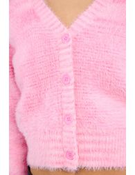 Cardigan duveteux tie-dye