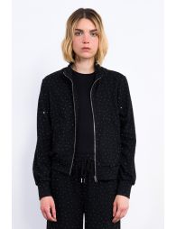 Bomber parsemé de strass