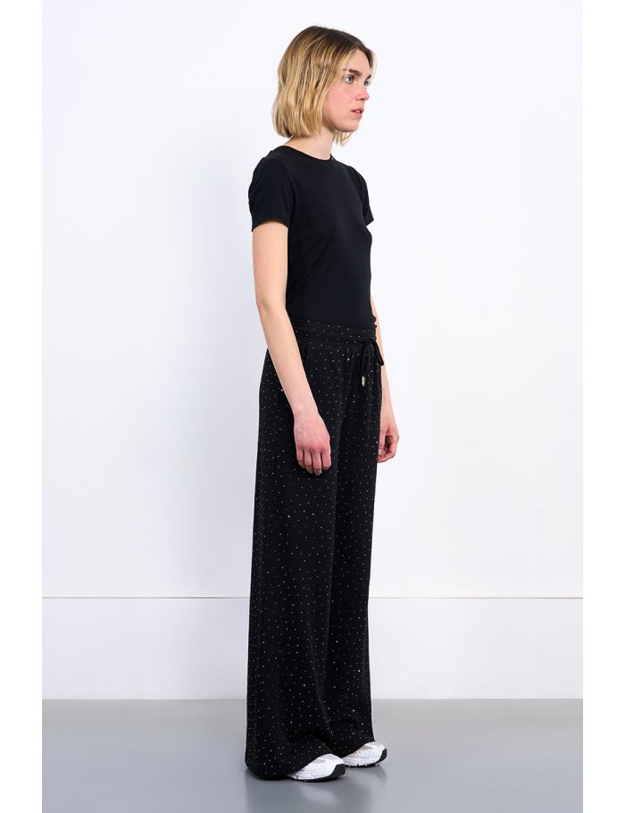 Pantalon jogger parsemé de strass