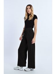 Pantalon jogger parsemé de strass