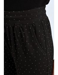 Pantalon jogger parsemé de strass