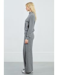 Pantalónlargo de chándal en punto fino