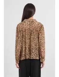 Chemise léopard en voile