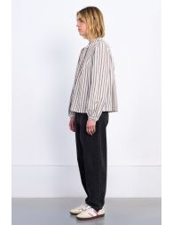 Blouse rayée en volume
