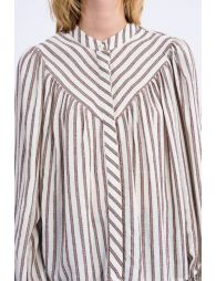 Blouse rayée en volume