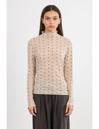 Thin bow undershirt