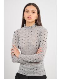 Thin bow undershirt