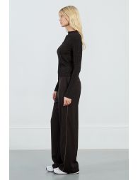 Ribbed undershirt with glitter