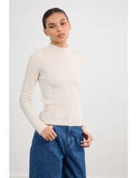 Ribbed undershirt with glitter