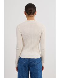 Ribbed undershirt with glitter