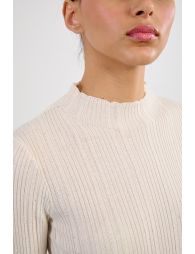 Ribbed undershirt with glitter