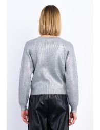 Lamé effect sweater