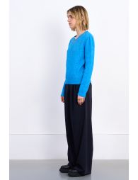 Sequin neckline sweater
