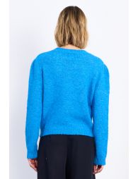 Sequin neckline sweater