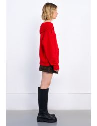 Pull en maille asymétrique