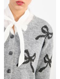 Cardigan à nœuds boutonnés
