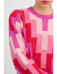 Pull à motif graphique