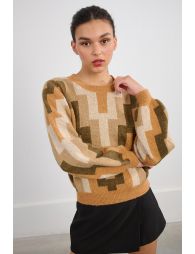 Pull à motif graphique