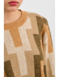 Pull à motif graphique