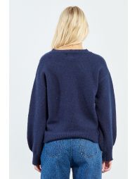 Floral and sequin sweater