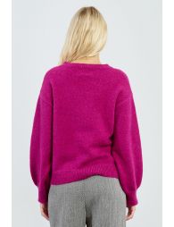 Floral and sequin sweater