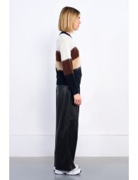 Pull en maille brossée