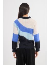 Pull en maille brossée