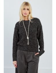 Terry knit sweater